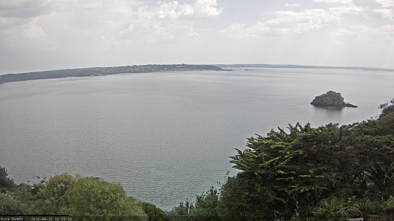 Vue mer en direct de la station