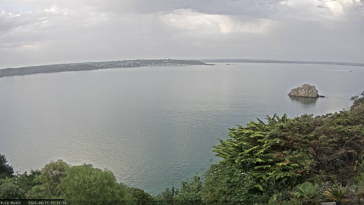 Vue mer en direct de la station