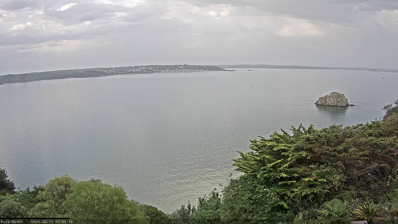 Vue mer en direct de la station