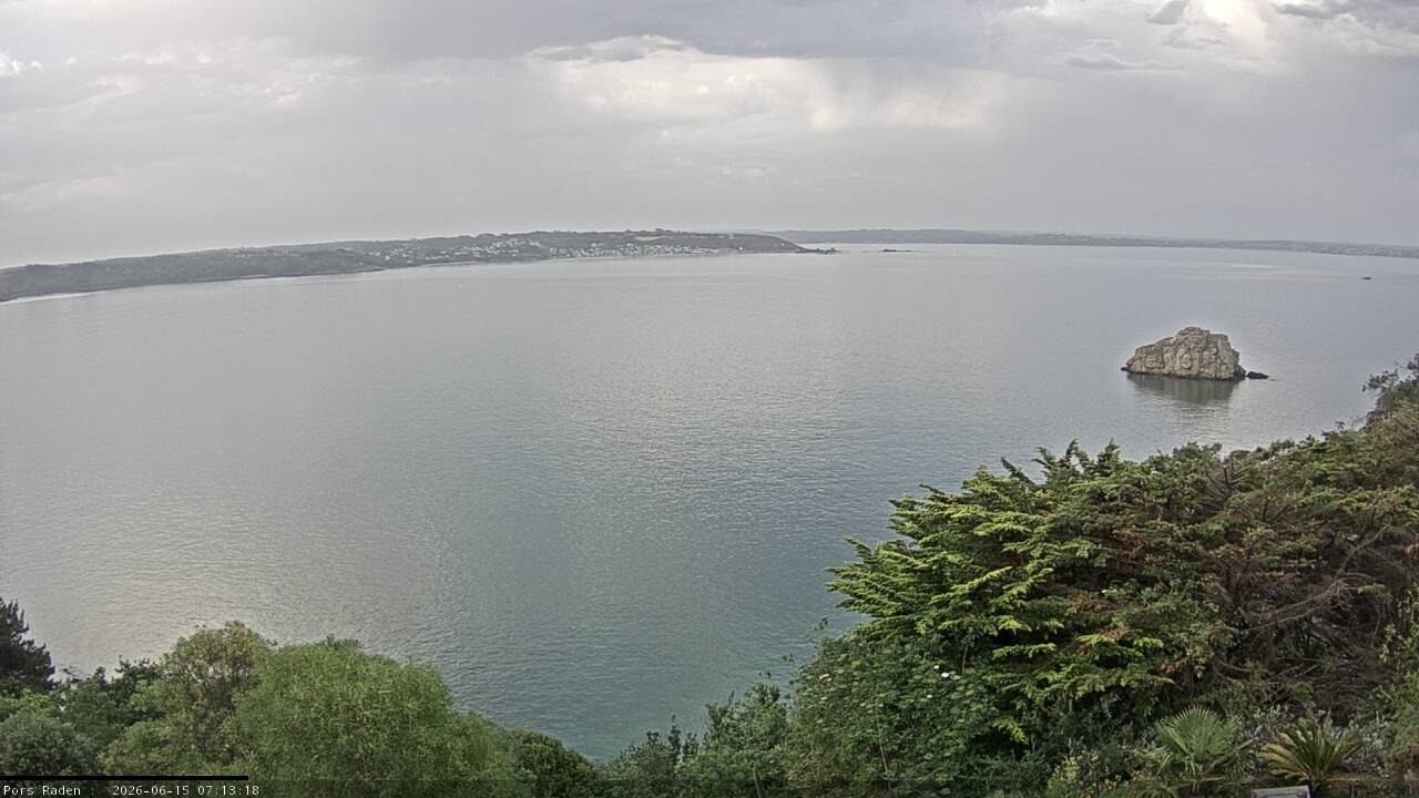 Vue mer en direct de la station