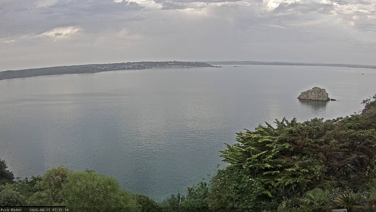 Vue mer en direct de la station