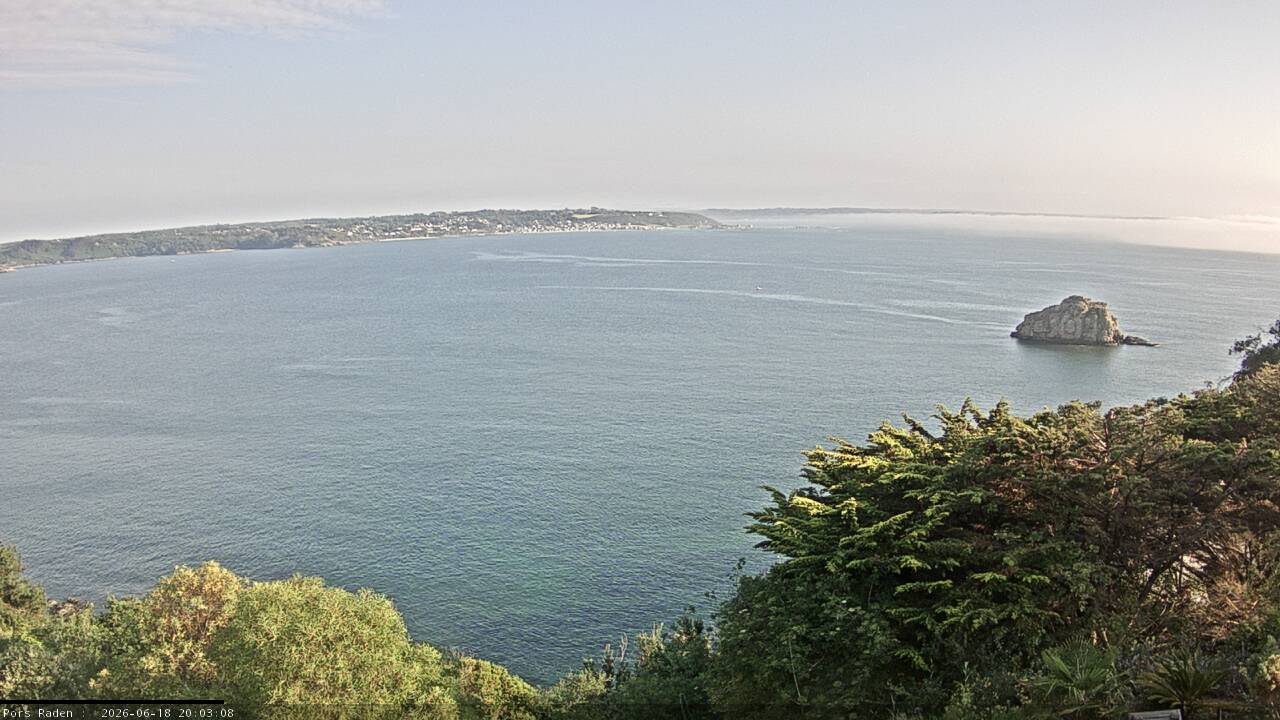 Vue mer en direct de la station