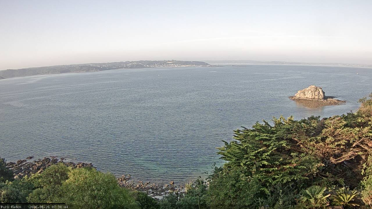 Vue mer en direct de la station