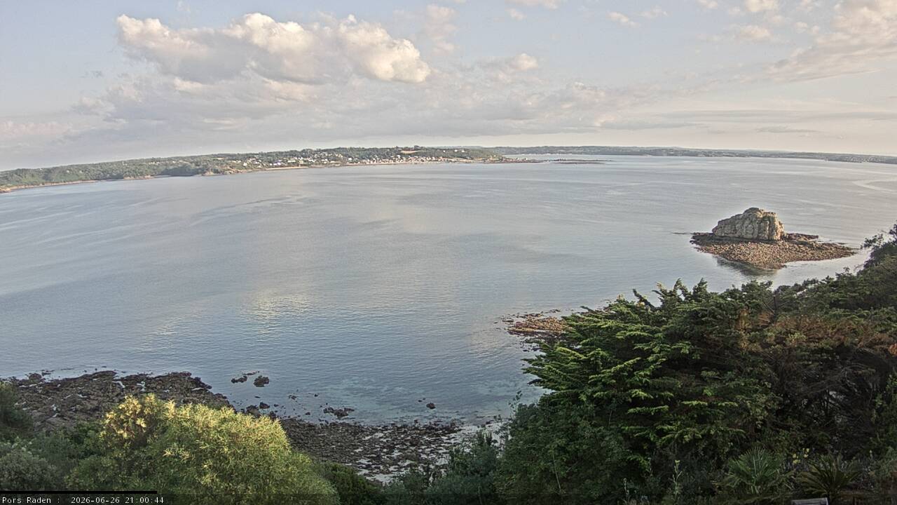 Vue mer en direct de la station