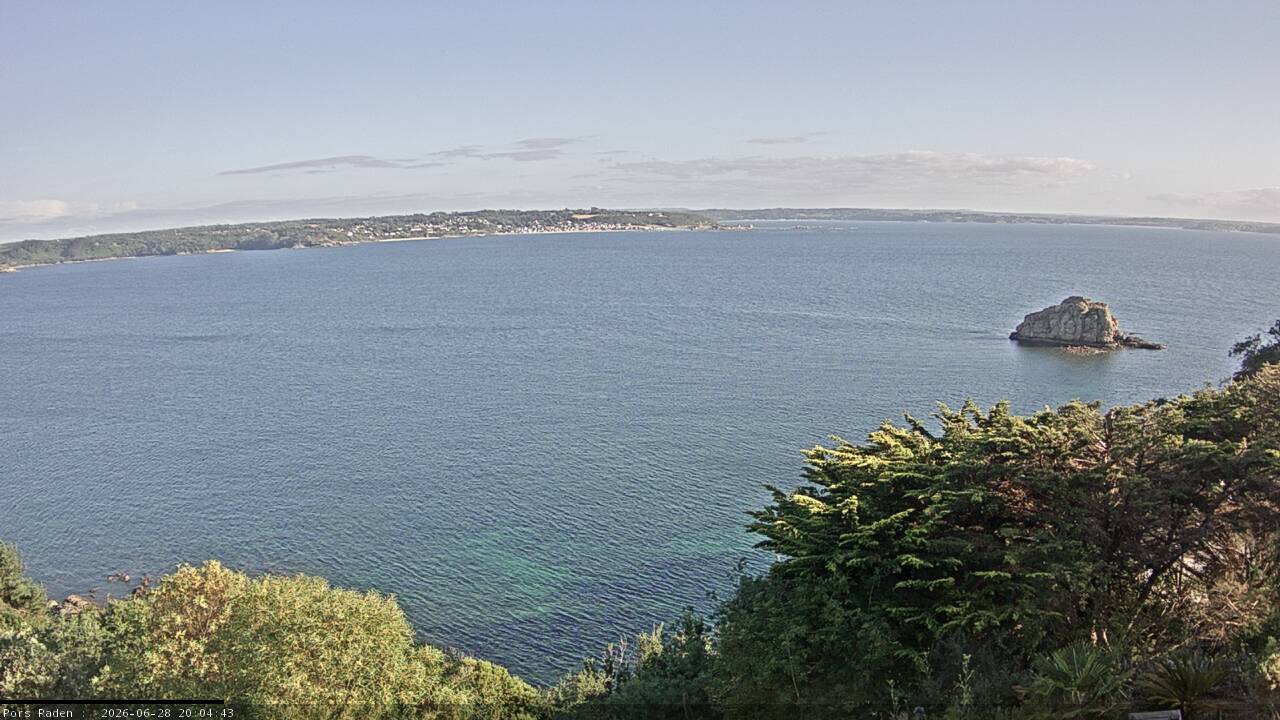 Vue mer en direct de la station