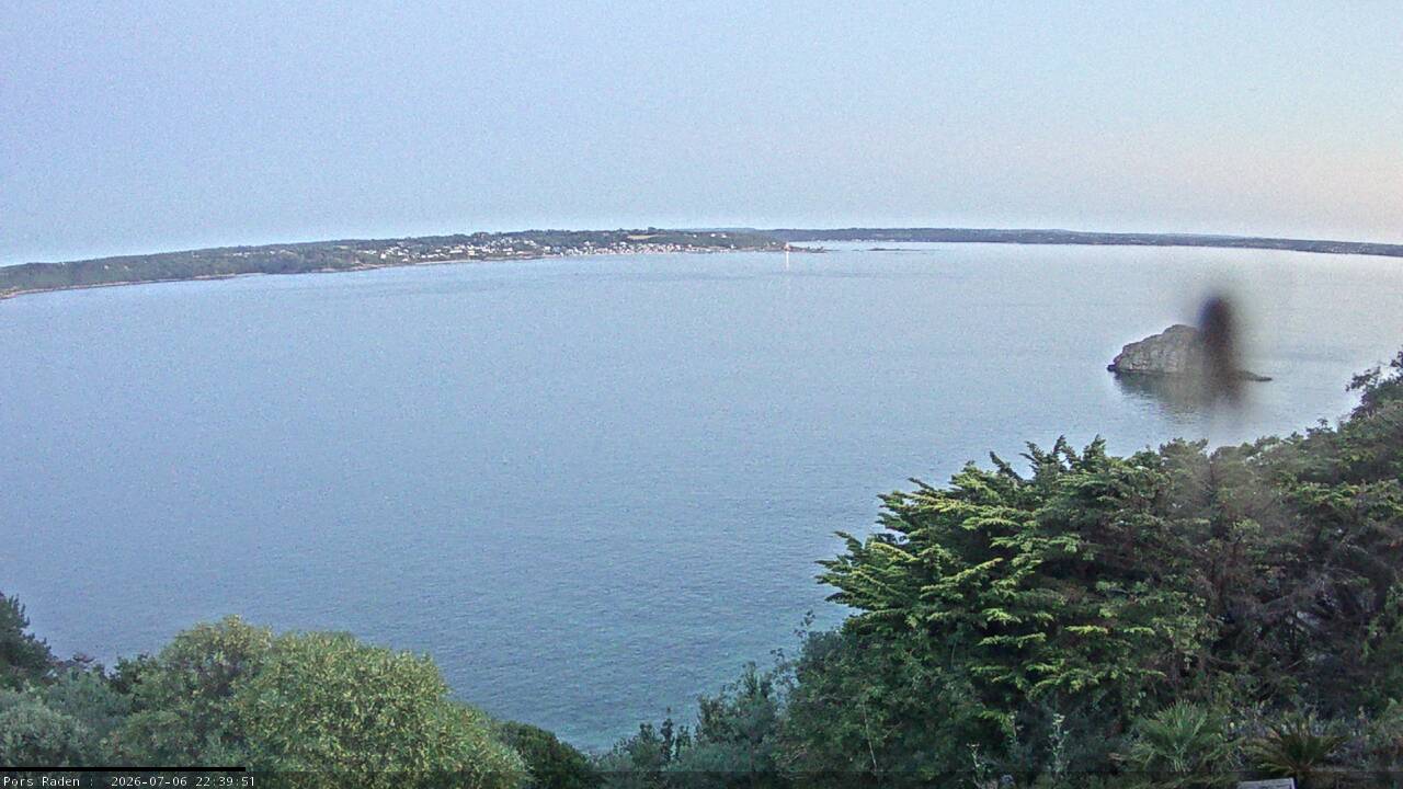 Vue mer en direct de la station