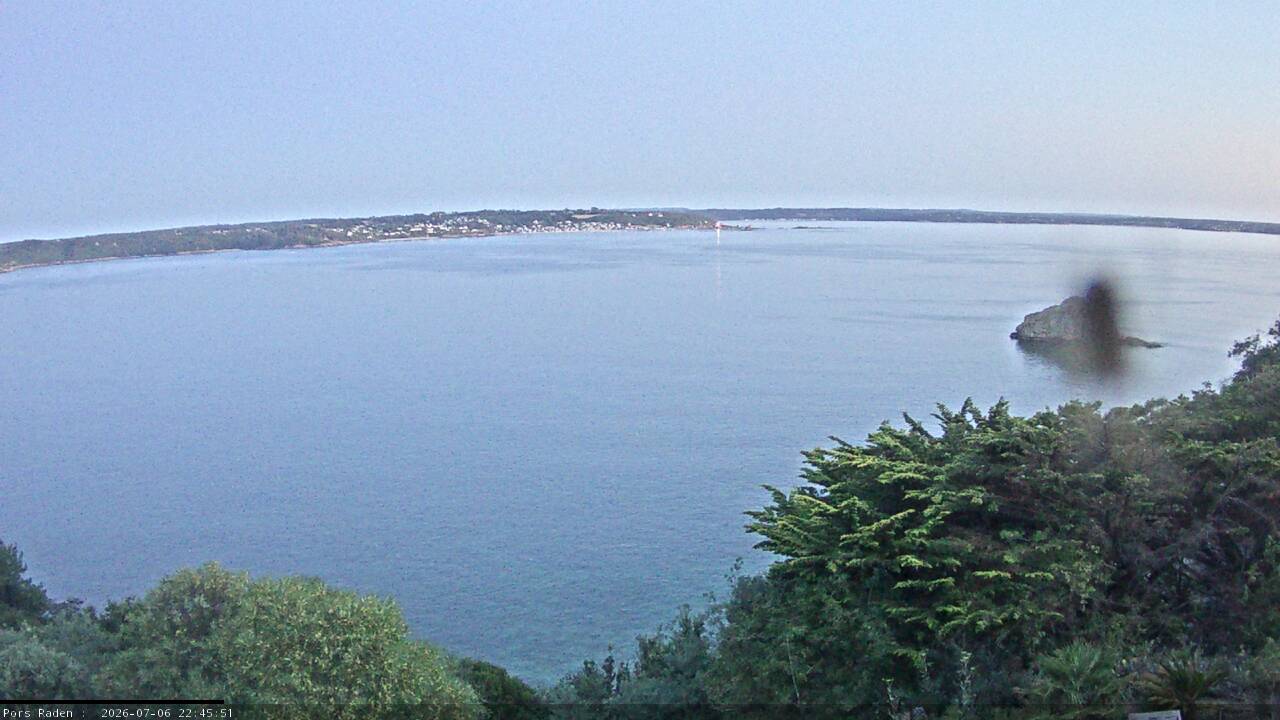 Vue mer en direct de la station