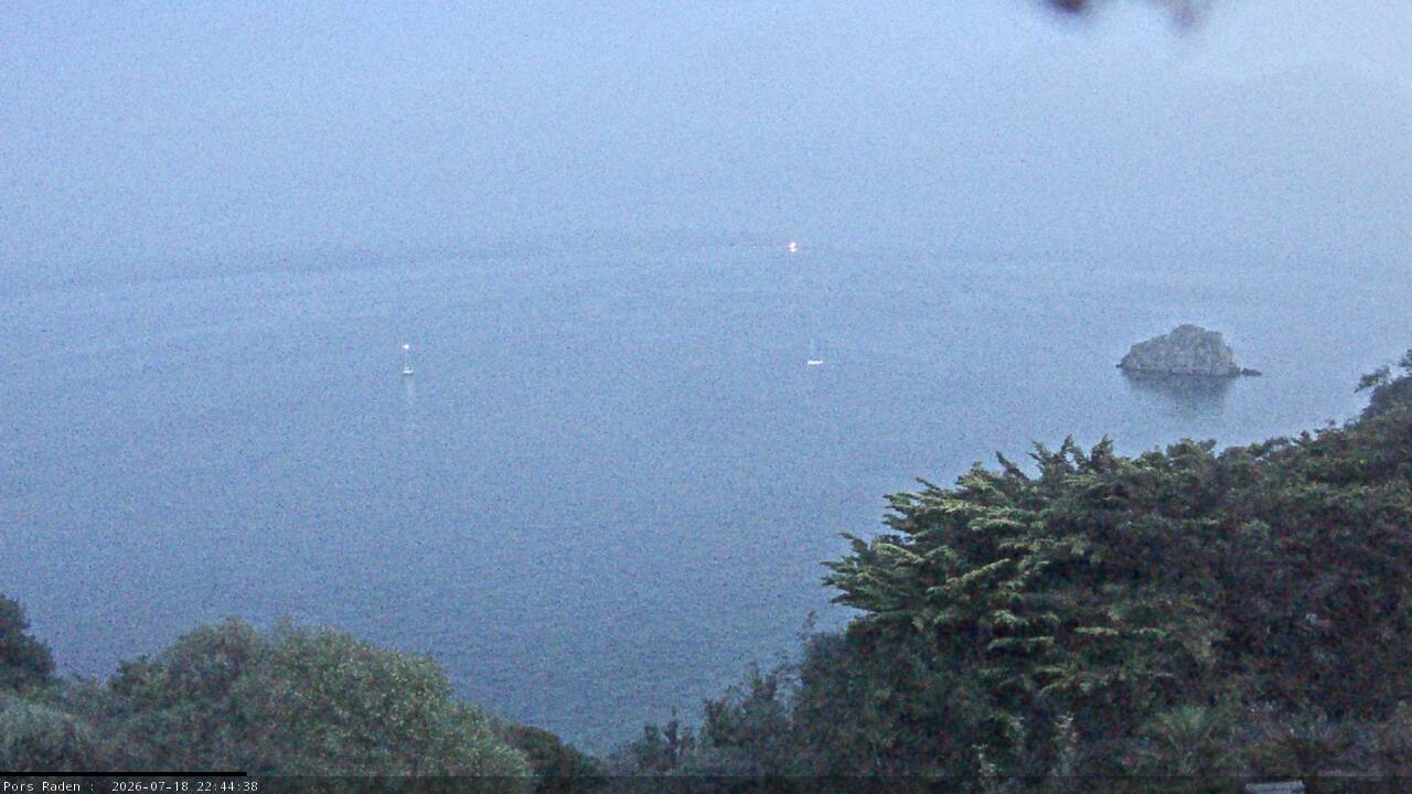 Vue mer en direct de la station