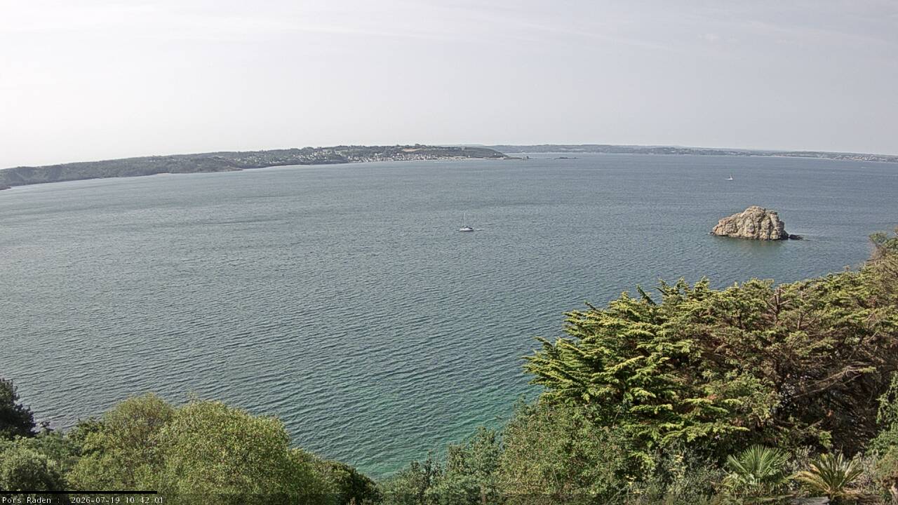 Vue mer en direct de la station