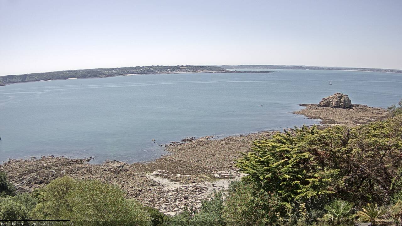 Vue mer en direct de la station