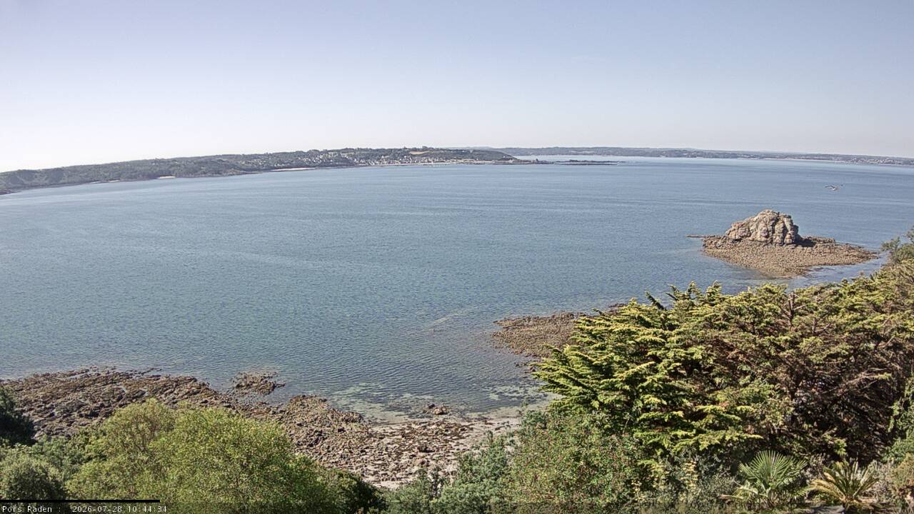 Vue mer en direct de la station