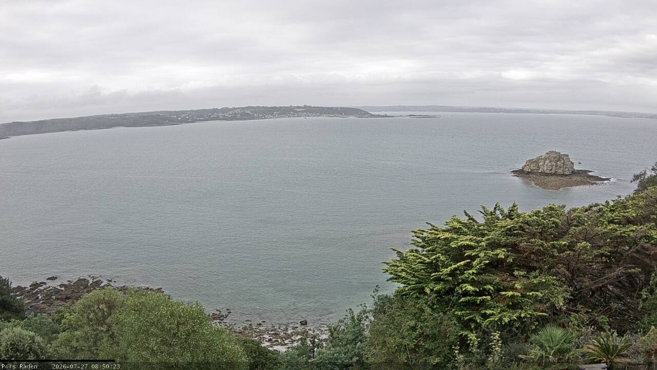 Vue mer en direct de la station