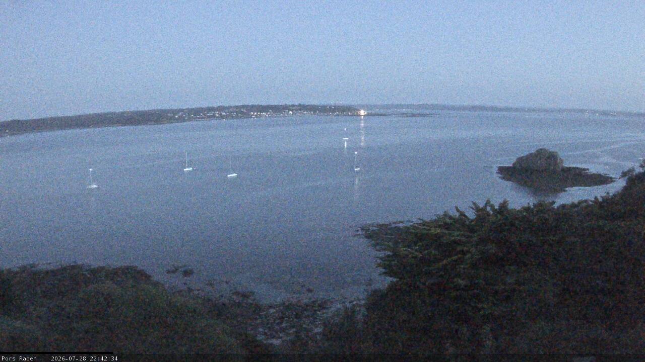 Vue mer en direct de la station