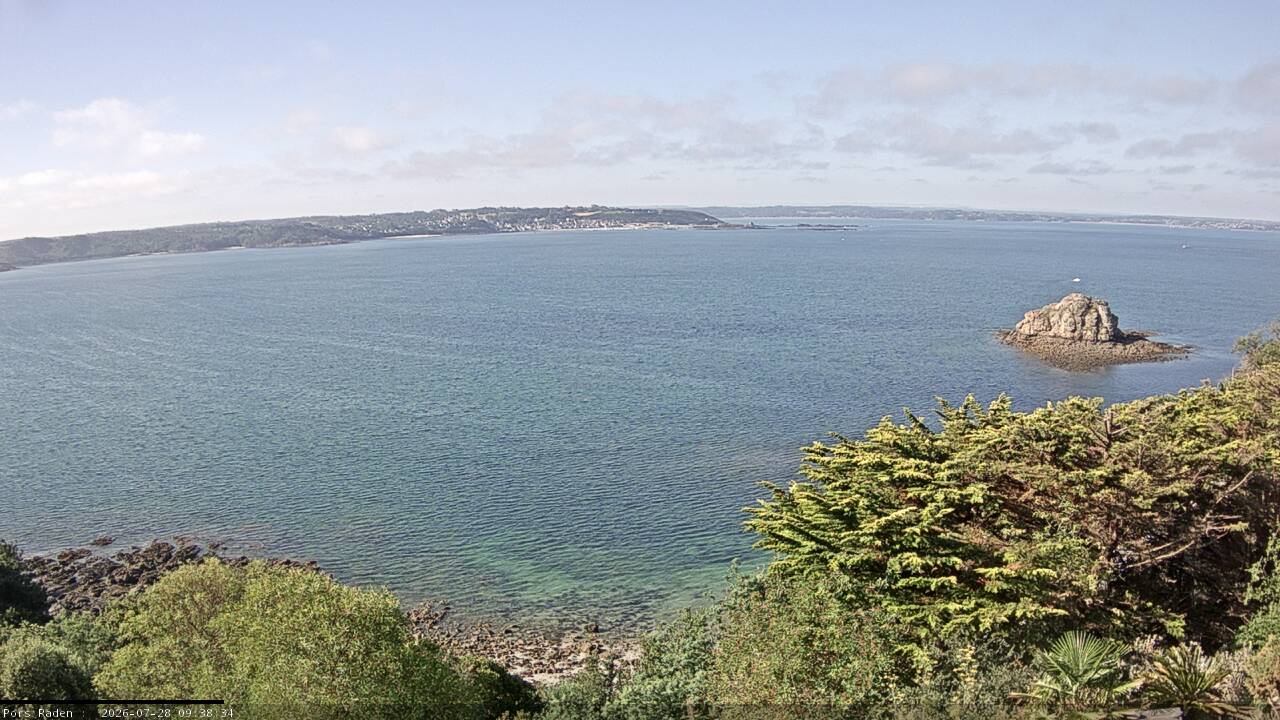 Vue mer en direct de la station