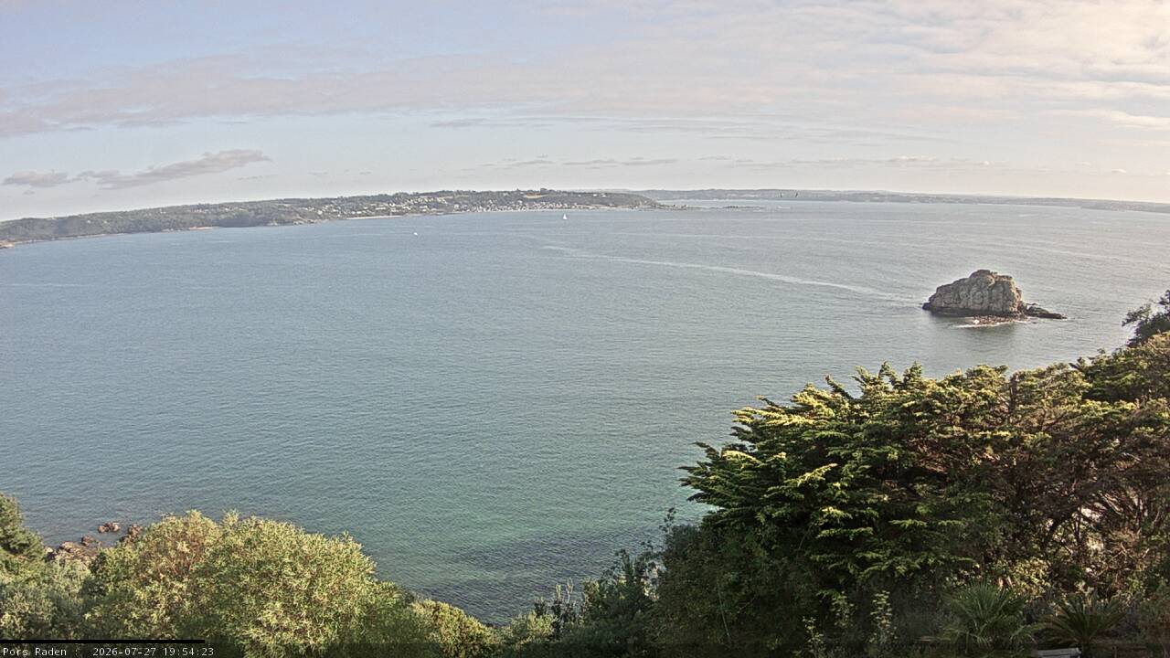 Vue mer en direct de la station