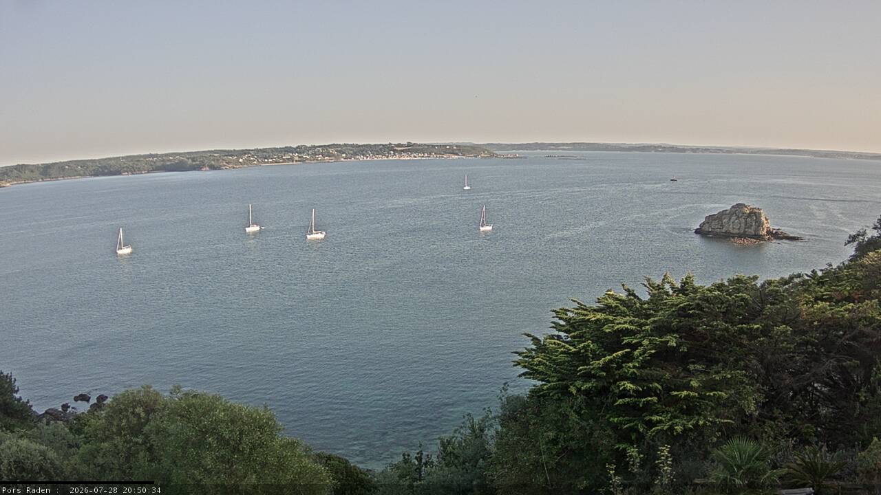 Vue mer en direct de la station