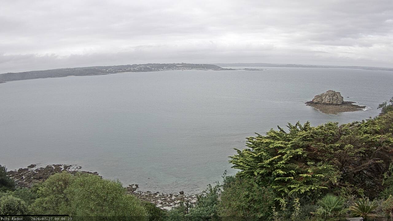 Vue mer en direct de la station