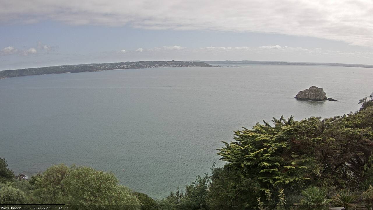 Vue mer en direct de la station