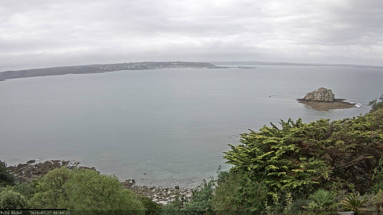 Vue mer en direct de la station
