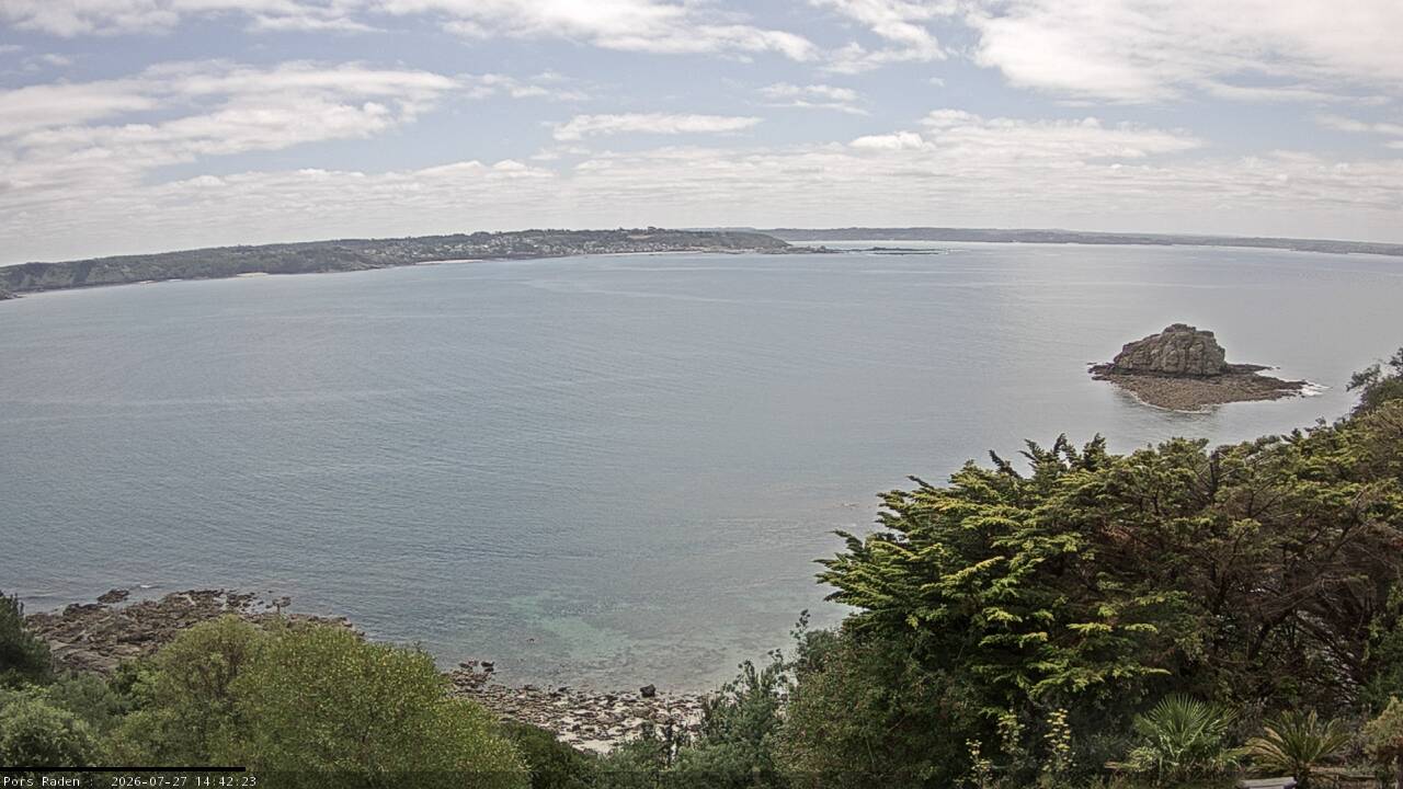 Vue mer en direct de la station
