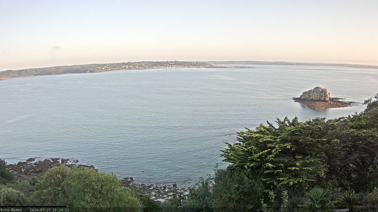Vue mer en direct de la station
