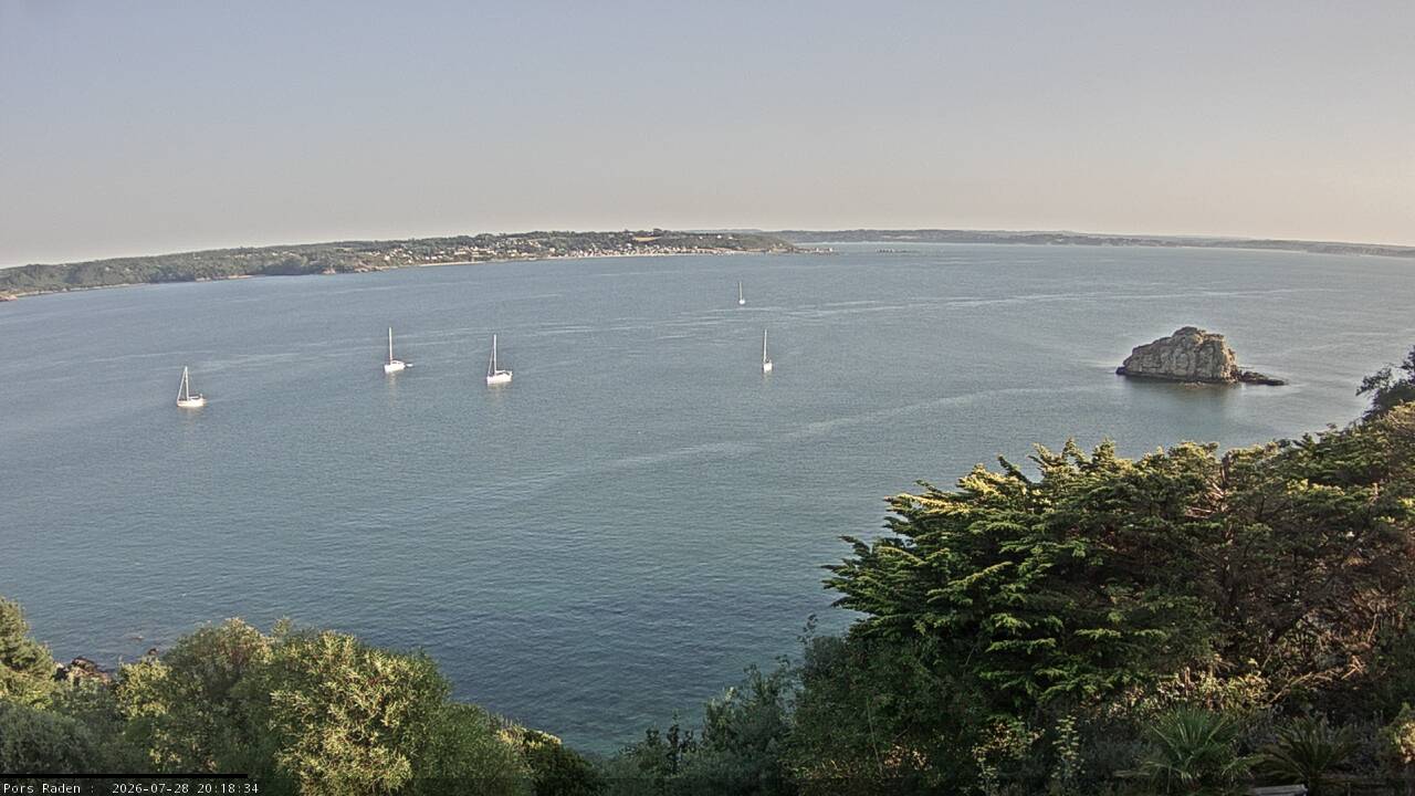 Vue mer en direct de la station