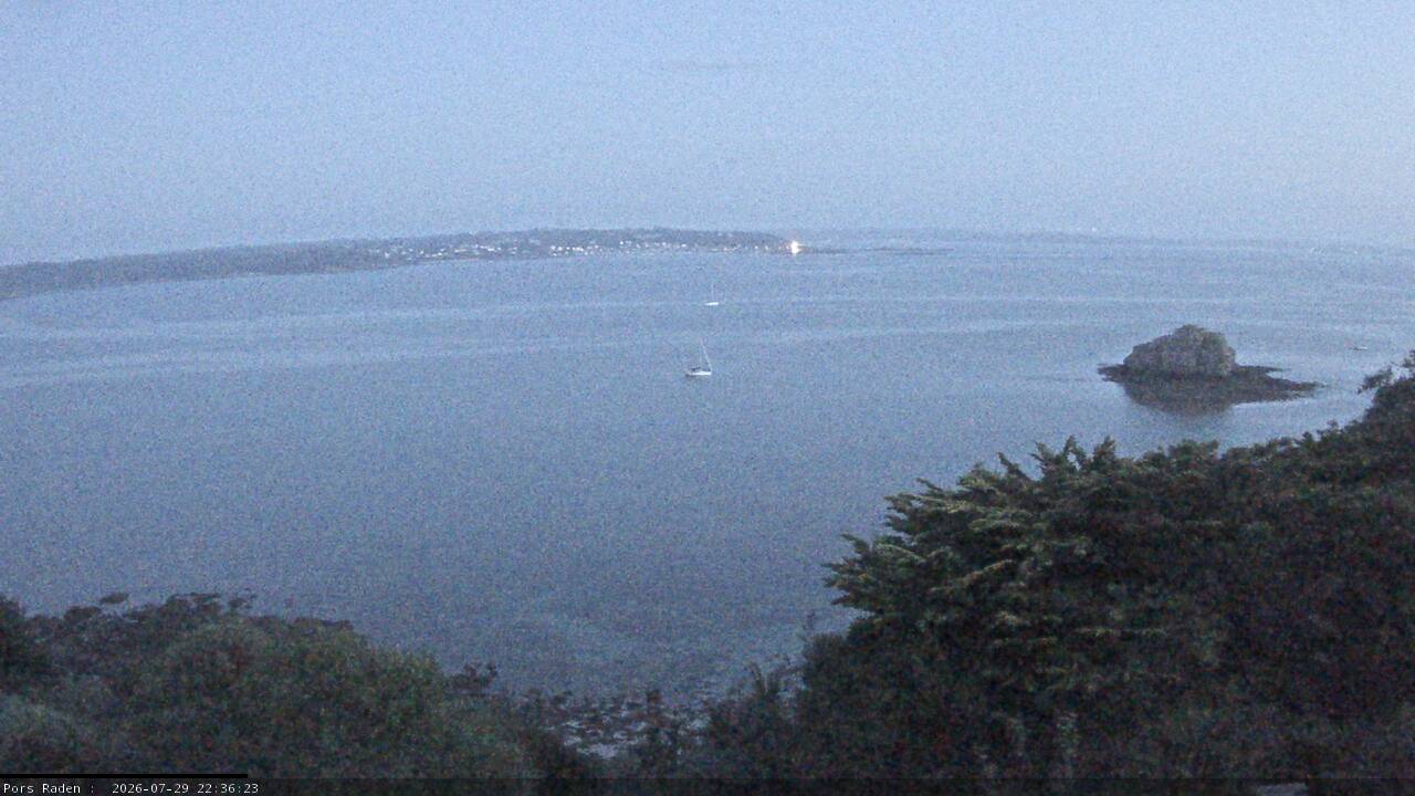 Vue mer en direct de la station