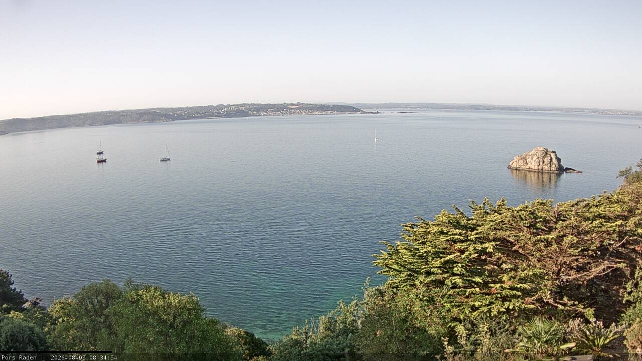 Vue mer en direct de la station