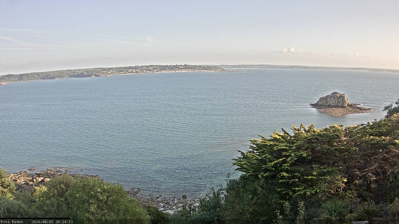 Vue mer en direct de la station