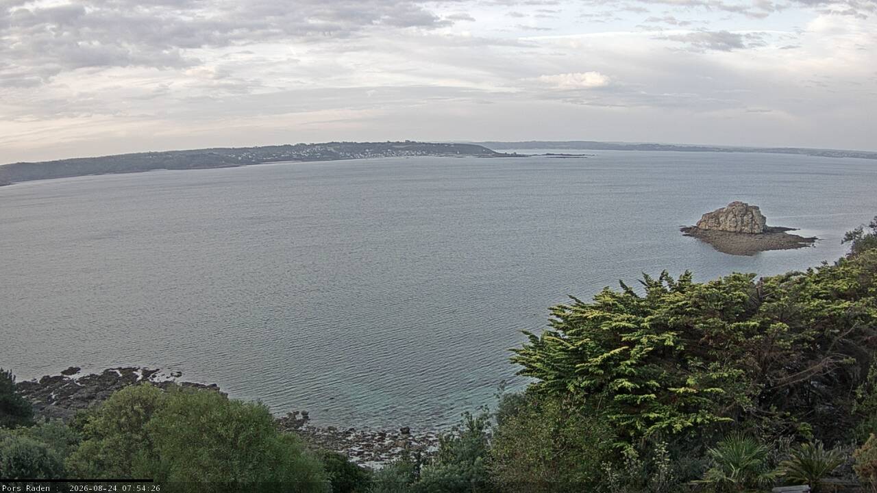 Vue mer en direct de la station