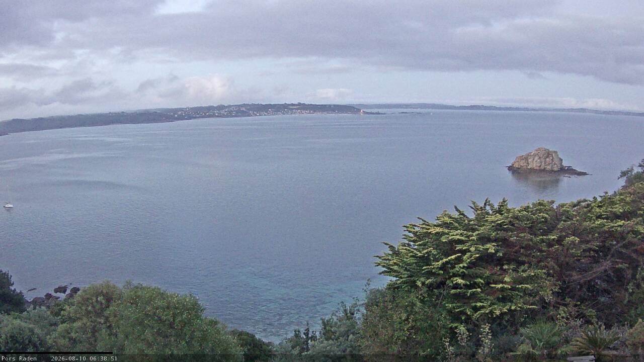 Vue mer en direct de la station