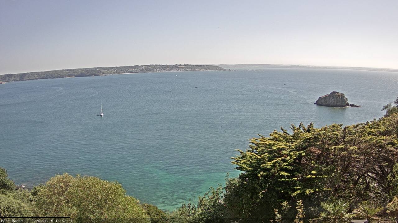 Vue mer en direct de la station