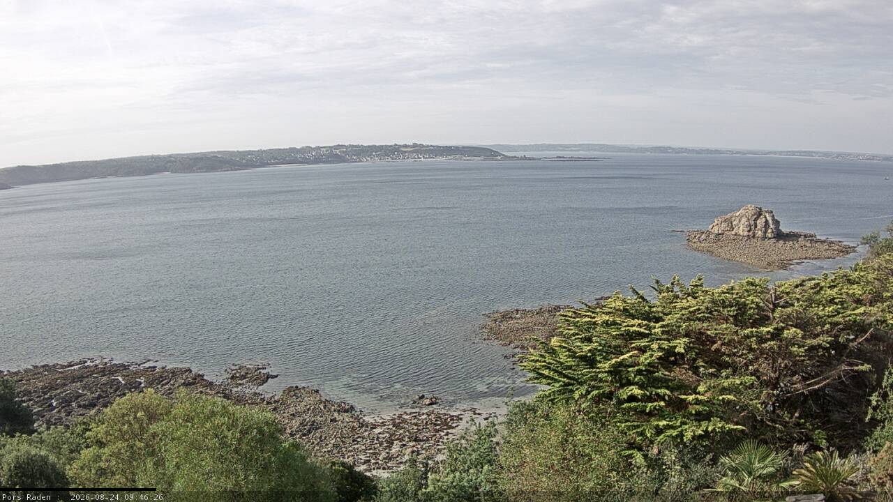Vue mer en direct de la station