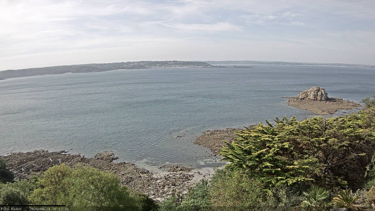 Vue mer en direct de la station