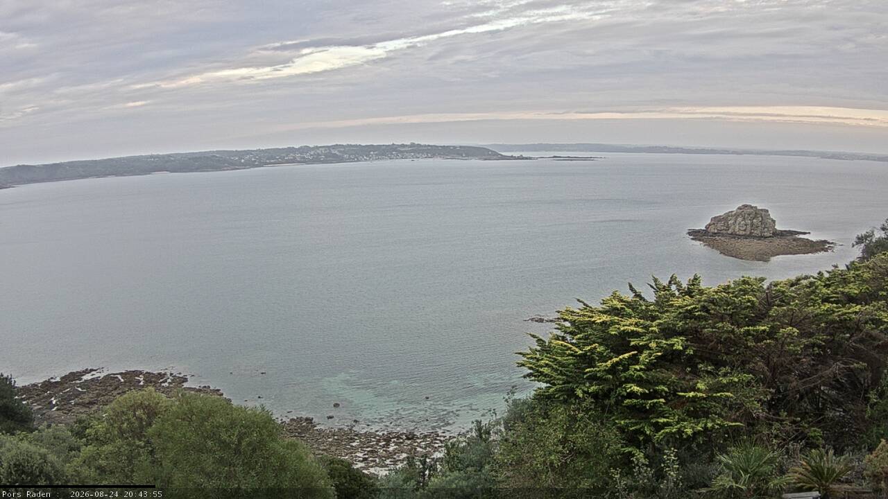 Vue mer en direct de la station