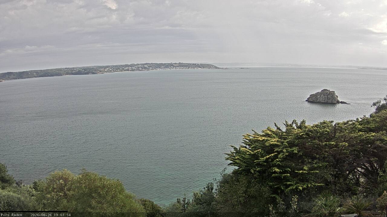 Vue mer en direct de la station