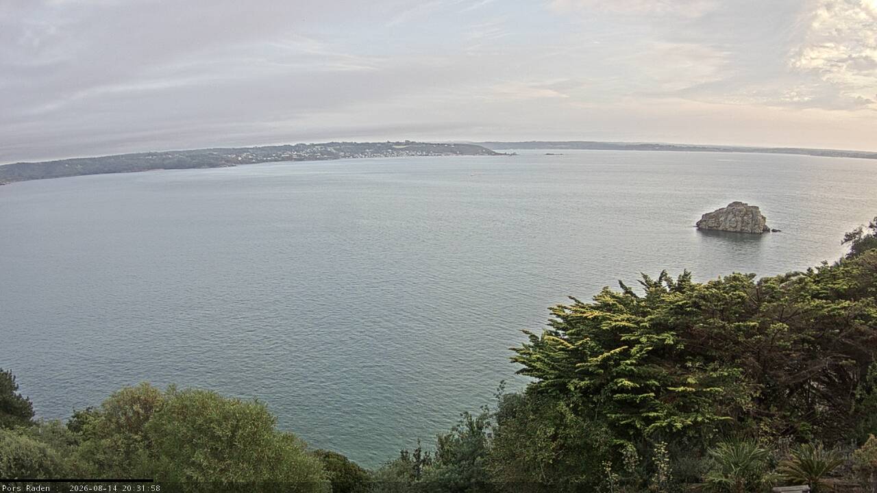 Vue mer en direct de la station