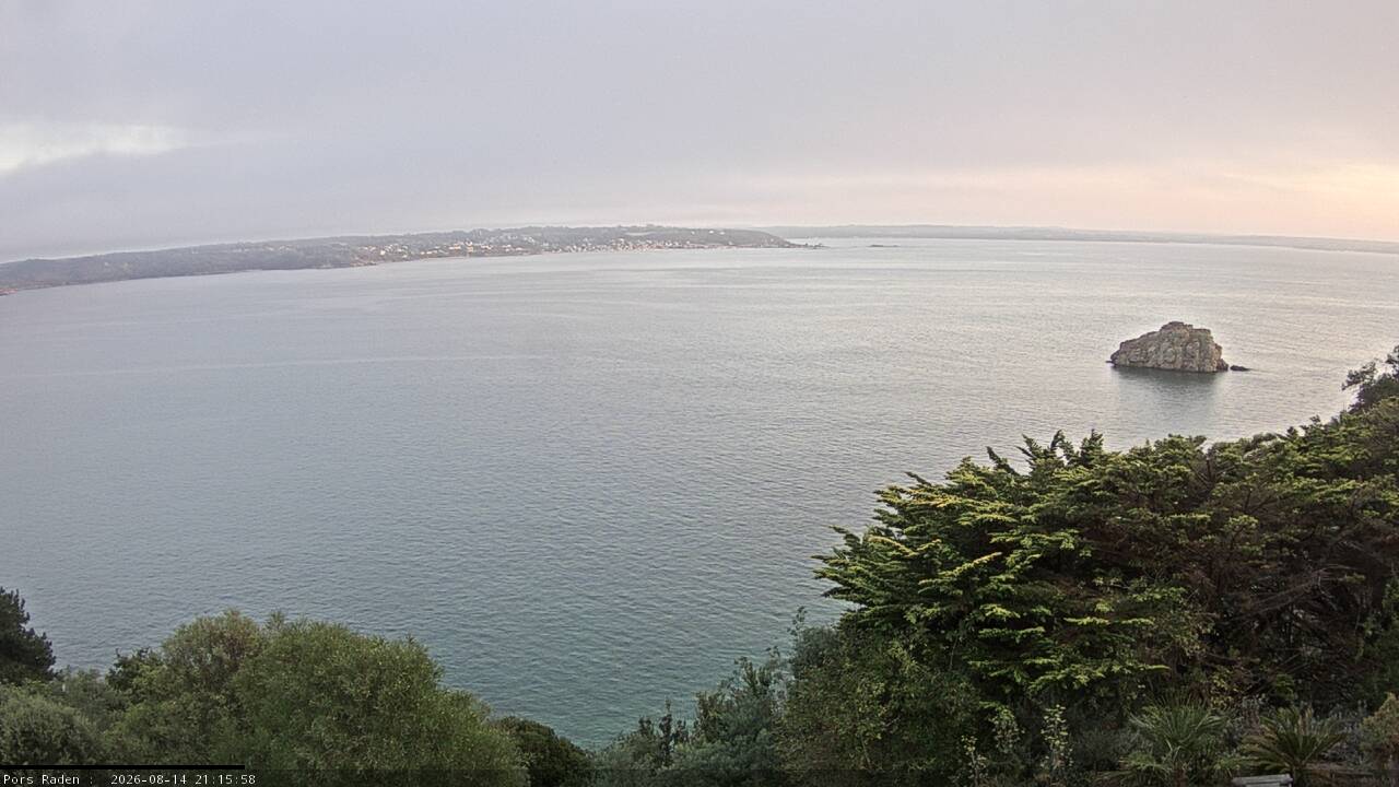 Vue mer en direct de la station