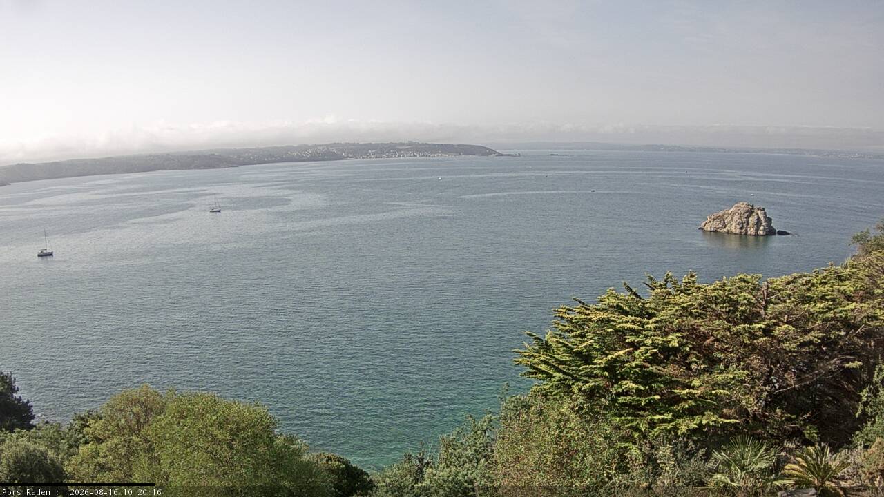 Vue mer en direct de la station