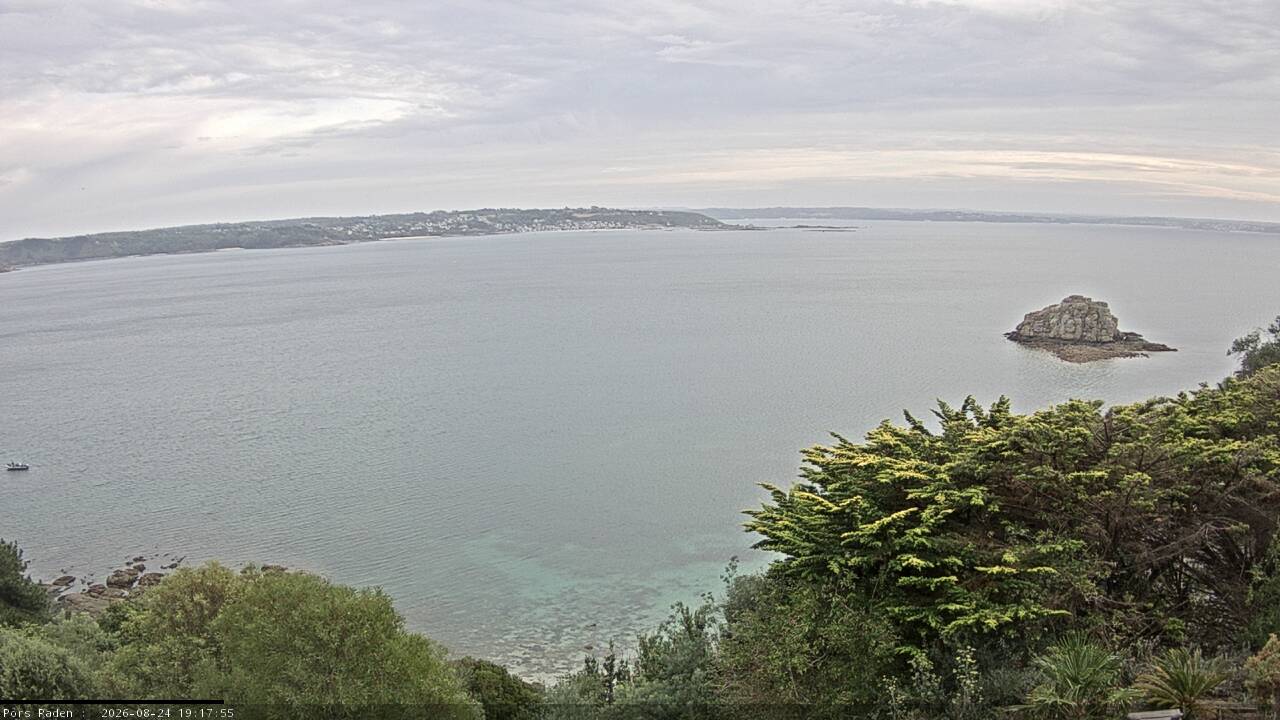 Vue mer en direct de la station