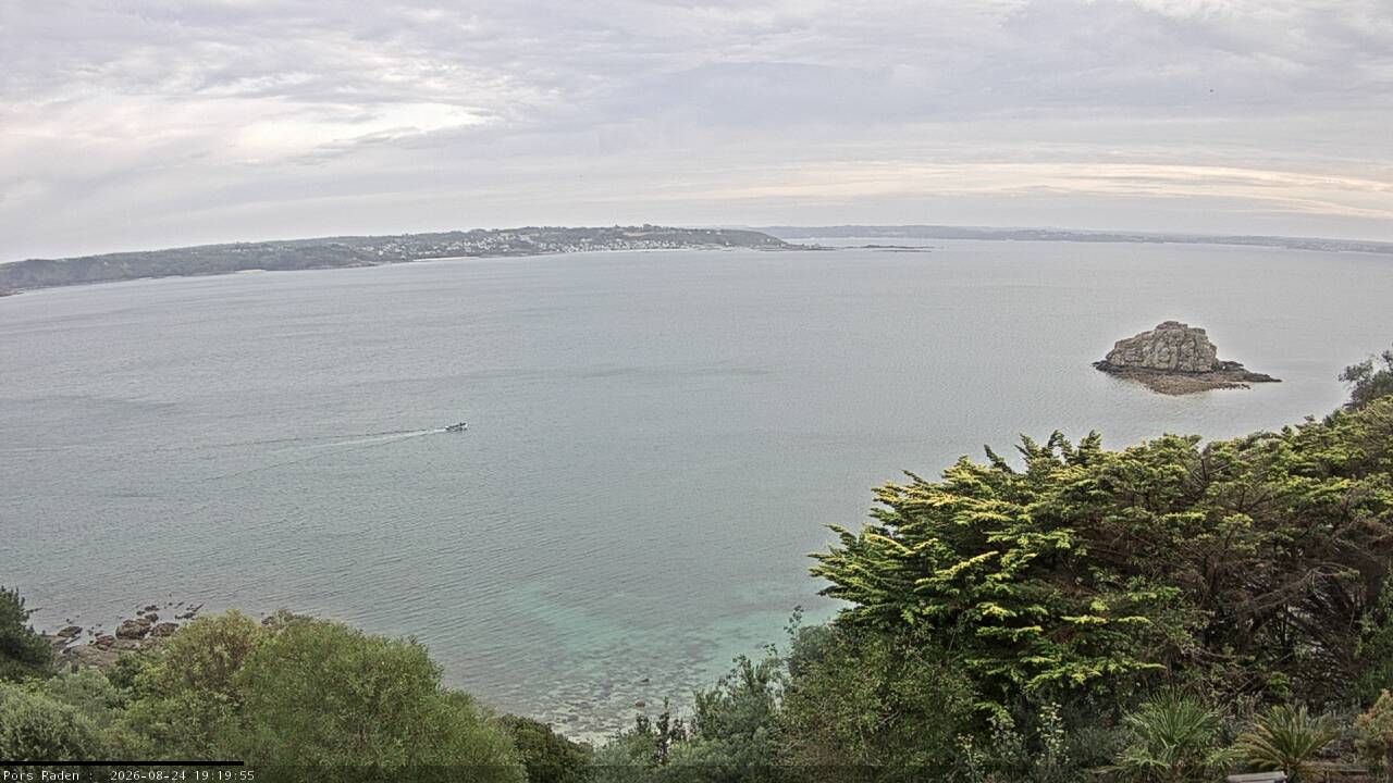 Vue mer en direct de la station