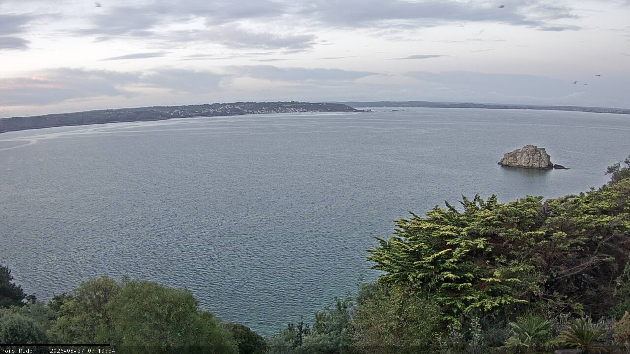 Vue mer en direct de la station