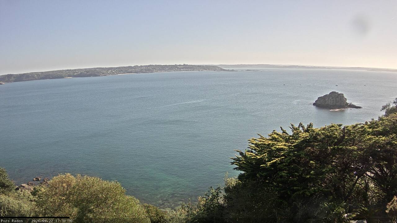 Vue mer en direct de la station