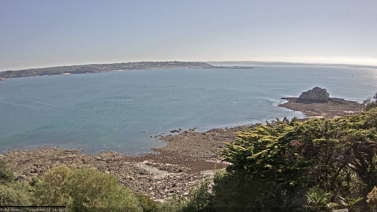 Vue mer en direct de la station