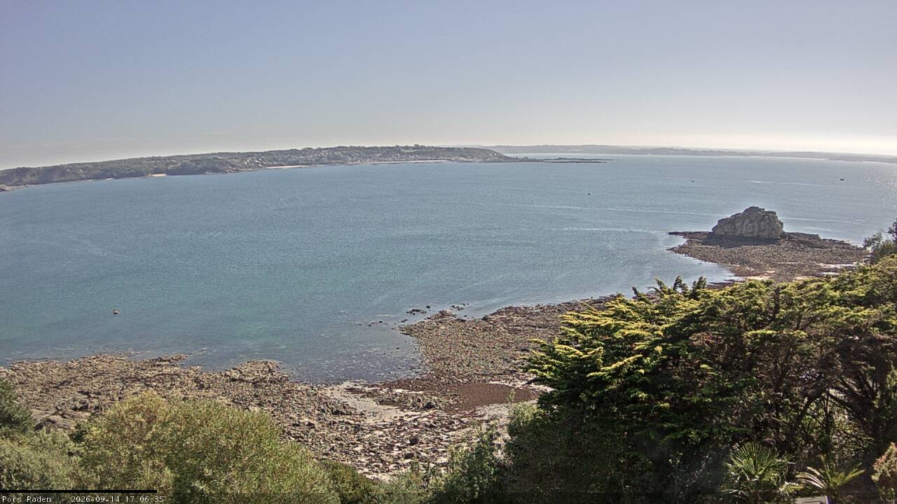Vue mer en direct de la station