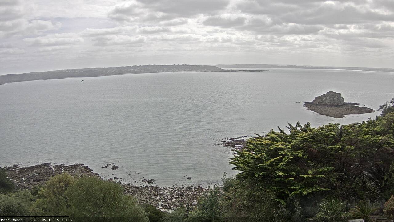 Vue mer en direct de la station
