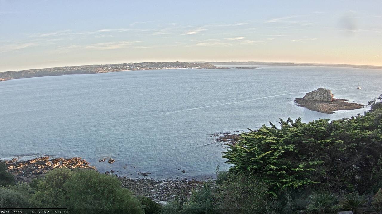Vue mer en direct de la station