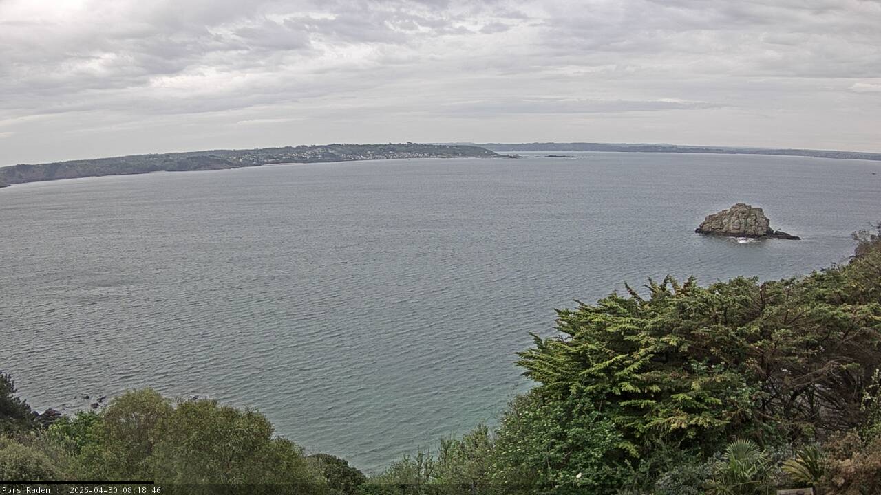 Vue mer en direct de la station