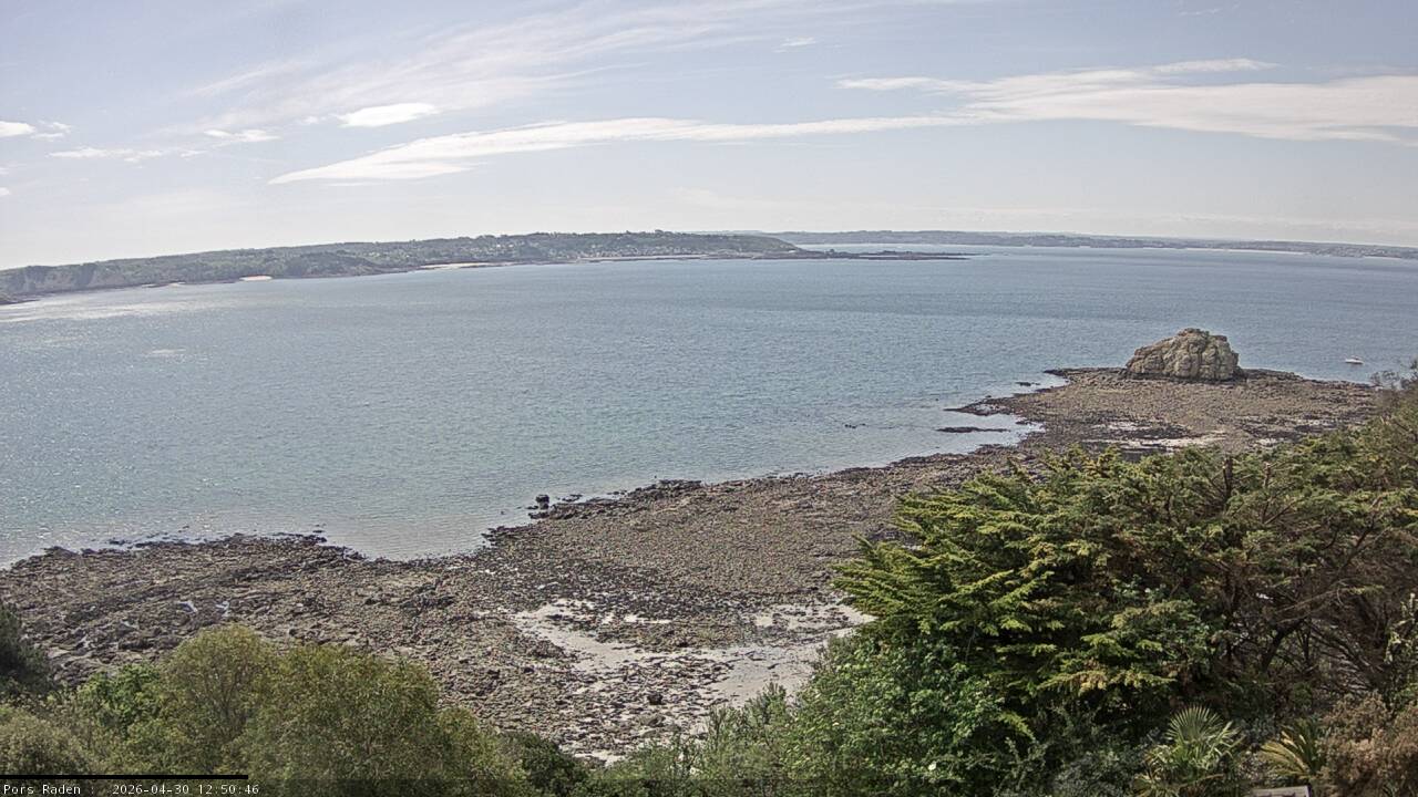 Vue mer en direct de la station