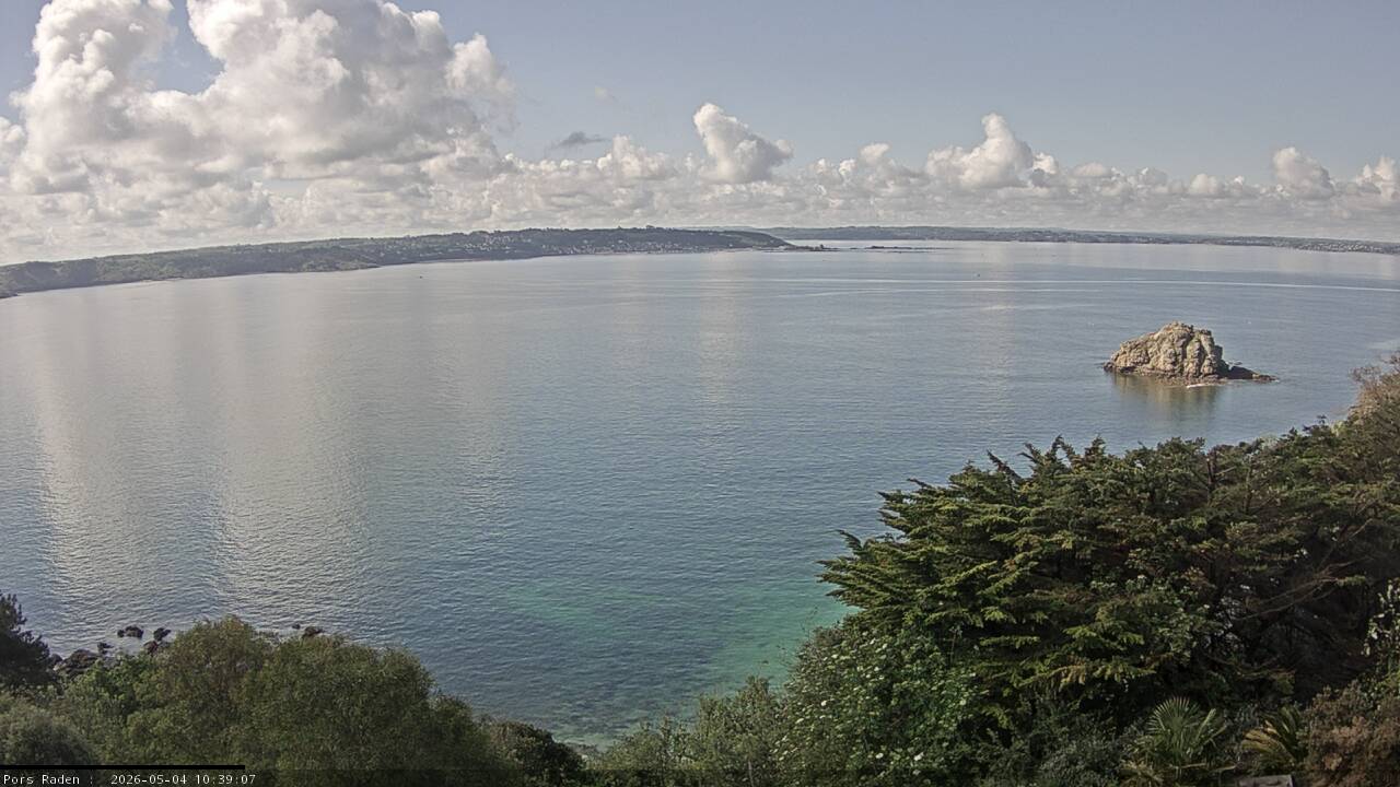 Vue mer en direct de la station